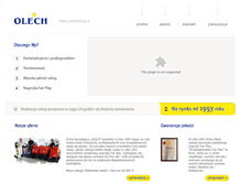 Tablet Screenshot of olech-rzeszow.pl